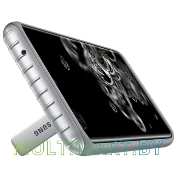 Чехол Samsung Protective Standing Cover для Galaxy S20 Ultra (серебристый) картинка 6